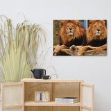 Two Lion Canvas