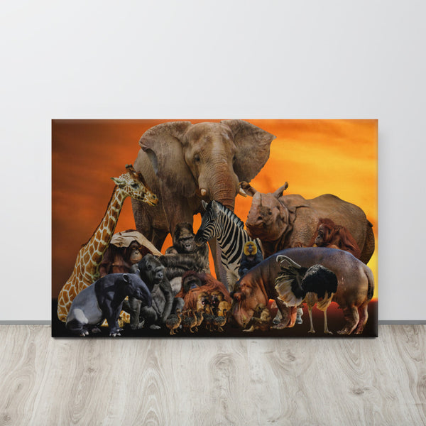 African Animal Canvas