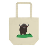 African Buffalo Eco Tote Bag