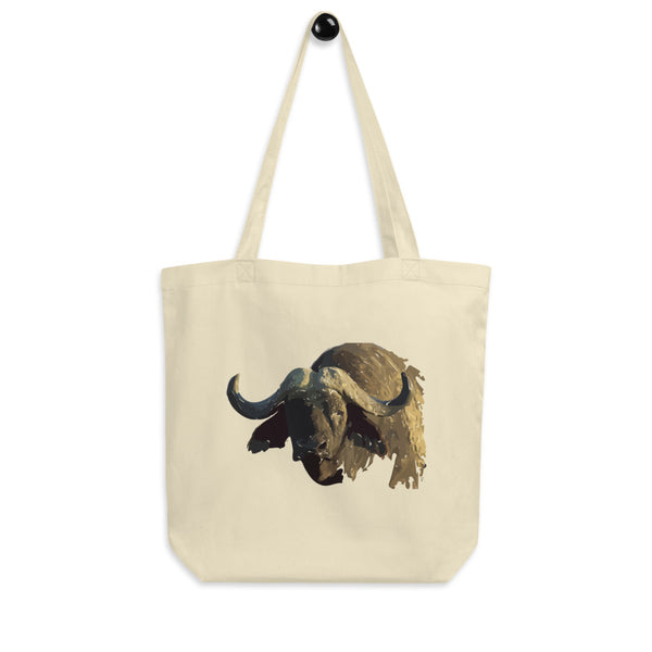 African Buffalo Eco Tote Bag