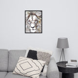 Lion Framed