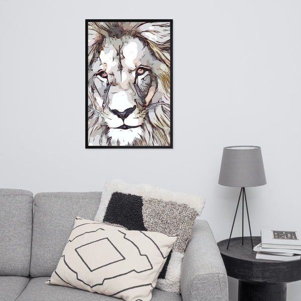 Lion Framed