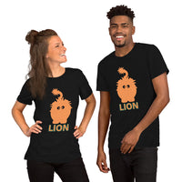 Cute Lion Short-Sleeve Unisex T-Shirt