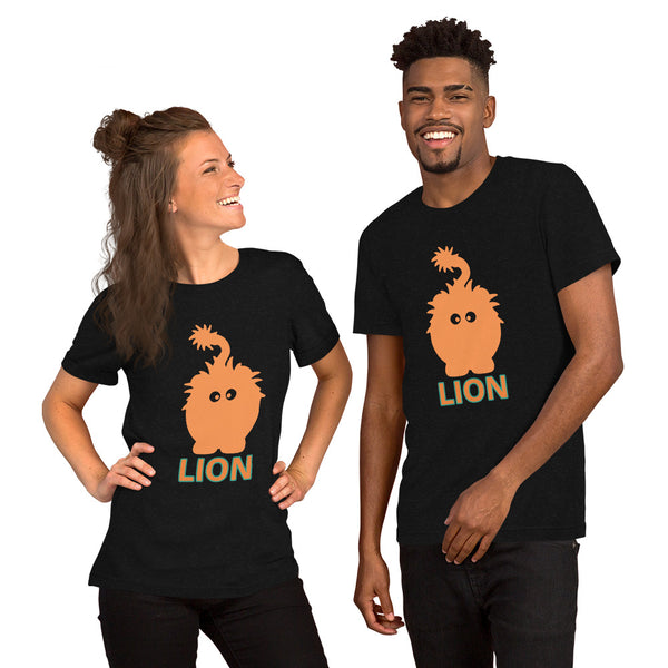 Cute Lion Short-Sleeve Unisex T-Shirt