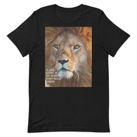 Lion Quote Short-Sleeve Unisex T-Shirt