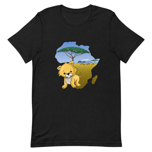 Cute Lion Short-Sleeve Unisex T-Shirt