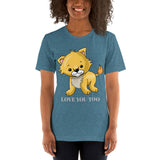 Cute Lion Short Sleeve Unisex T-Shirt