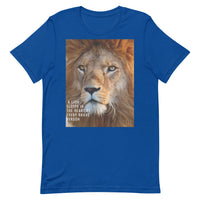 Lion Quote Short-Sleeve Unisex T-Shirt